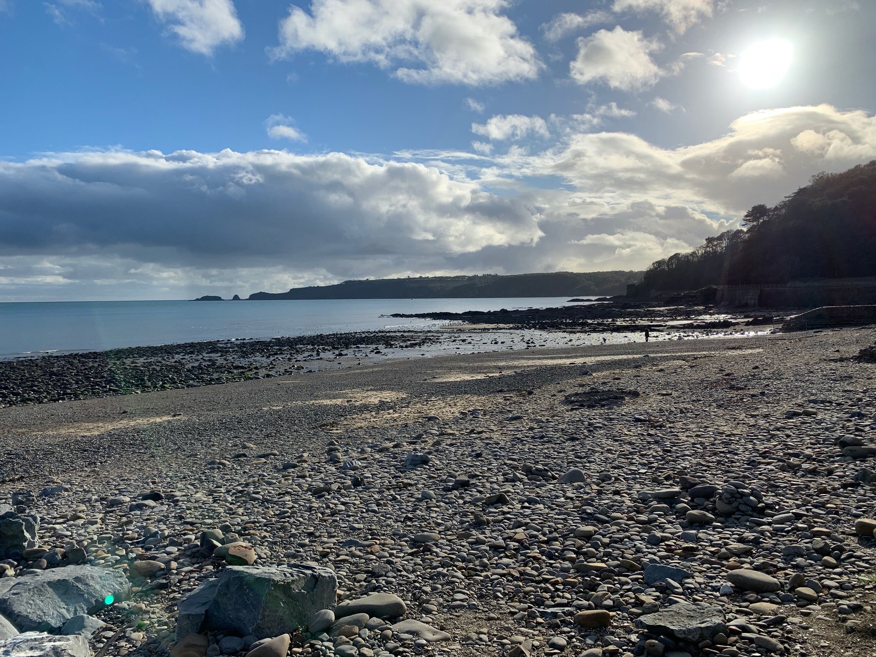 Wiseman's Bridge beach on the Pembrokeshire coast